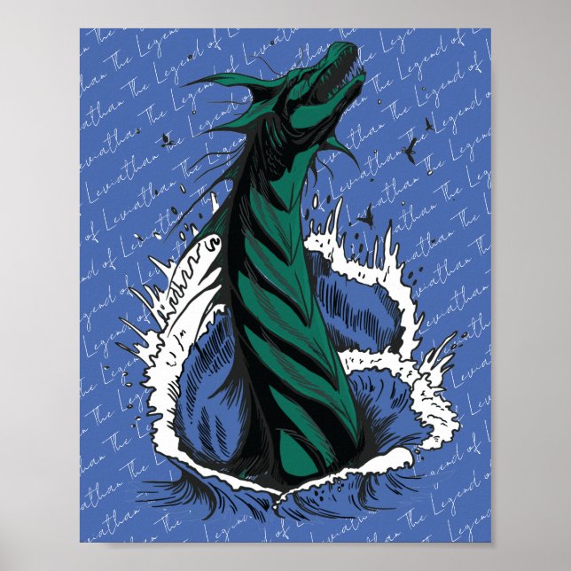 Affiche du serpent monstre de la mer verte (Devant)