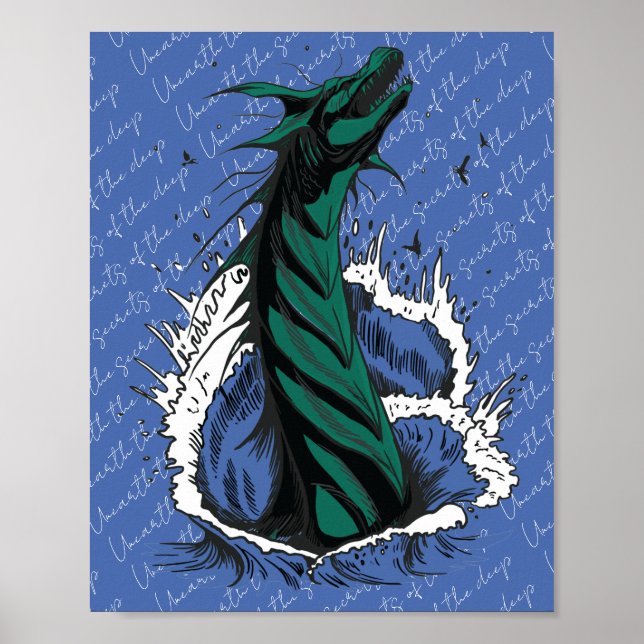 Affiche du serpent monstre de la mer verte (Devant)