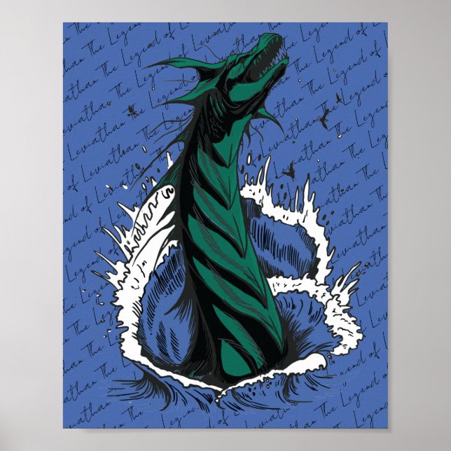 Affiche du serpent monstre de la mer verte (Devant)