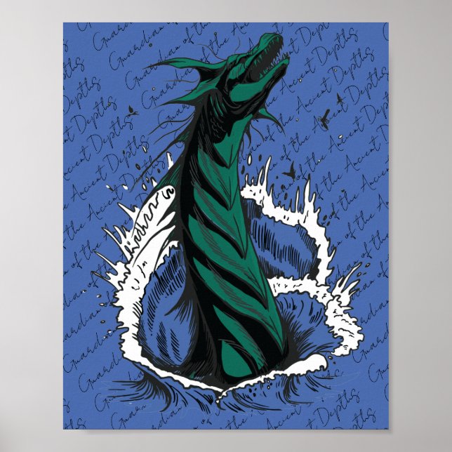 Affiche du serpent monstre de la mer verte (Devant)