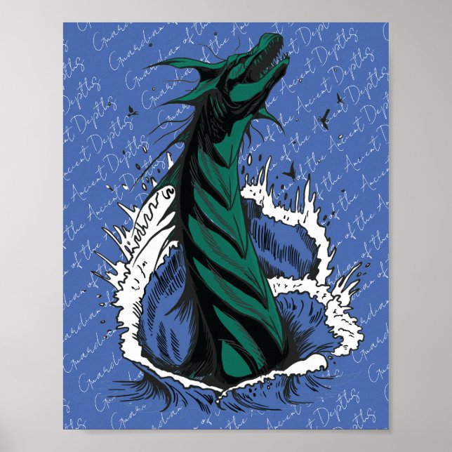 Affiche du serpent monstre de la mer verte (Devant)