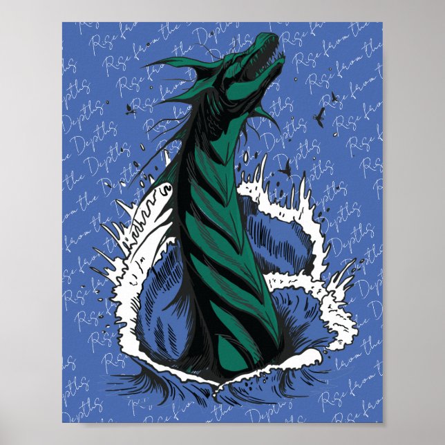 Affiche du serpent monstre de la mer verte (Devant)