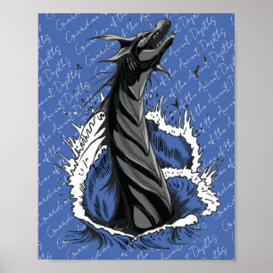 Affiche du serpent monstre des mers grises