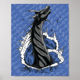 Affiche du serpent monstre des mers grises