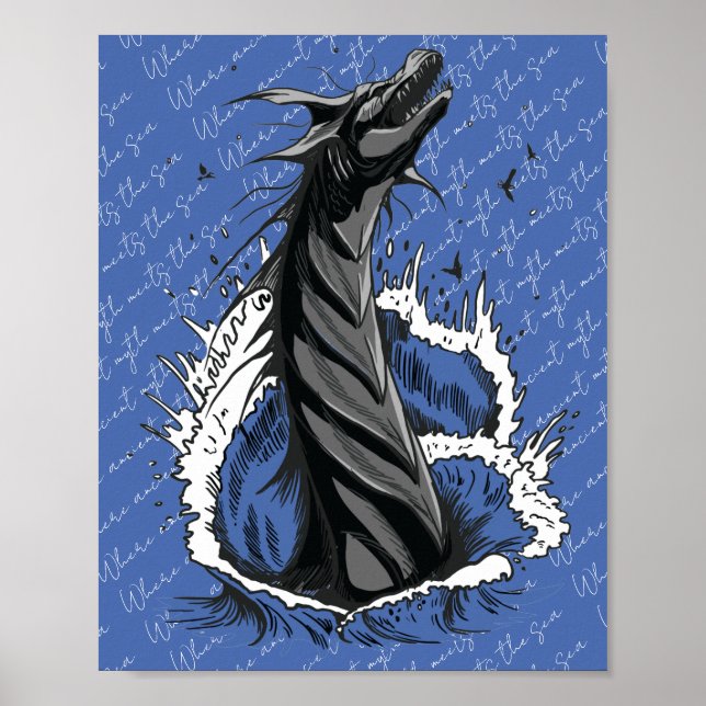 Affiche du serpent monstre des mers grises (Devant)
