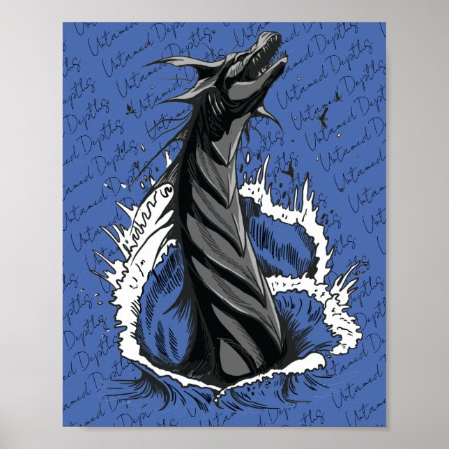 Affiche du serpent monstre des mers grises (Devant)