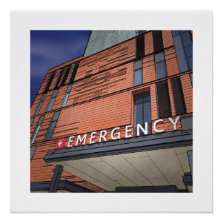 Affiche du service des urgences