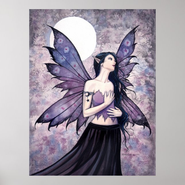 Affiche du sortilège de la fée de nuit par Molly H (Devant)