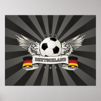 Affiche du soutien de l'équipe nationale de footba