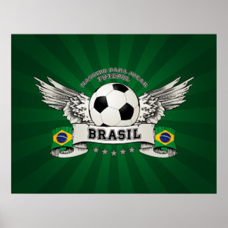Affiche du soutien de l'équipe nationale de footba