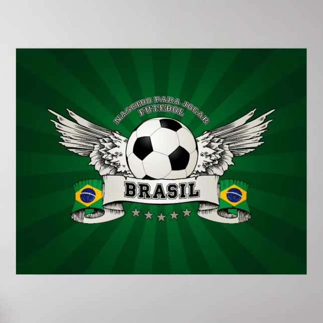Affiche du soutien de l'équipe nationale de footba (Devant)