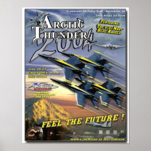 Affiche du spectacle aérien Blue Angels