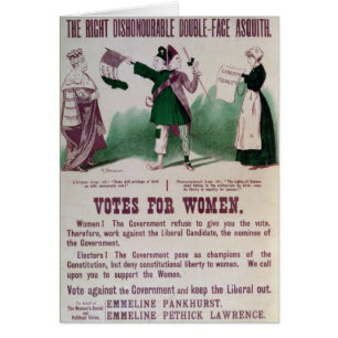 Affiche du suffrage des femmes