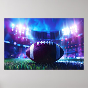 Affiche du Super Bowl de football américain