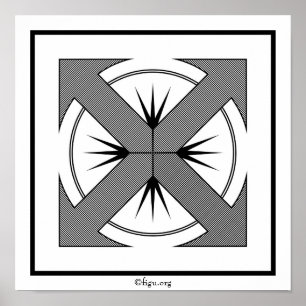 Affiche du symbole de la Terre