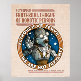 Affiche du syndicat des robots (16x20 po)