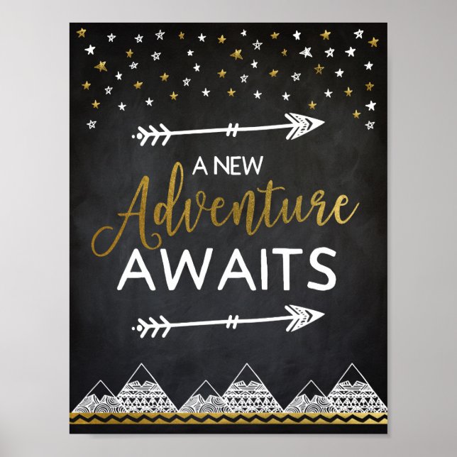 Affiche du tableau de bord Adventure Await (Devant)