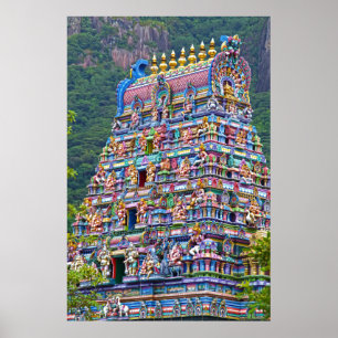 affiche du temple hindou