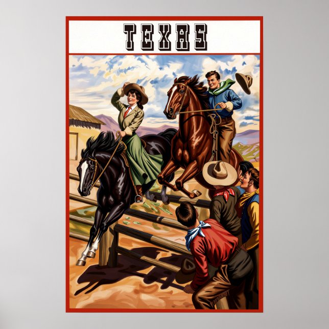 Affiche du Texas (Devant)