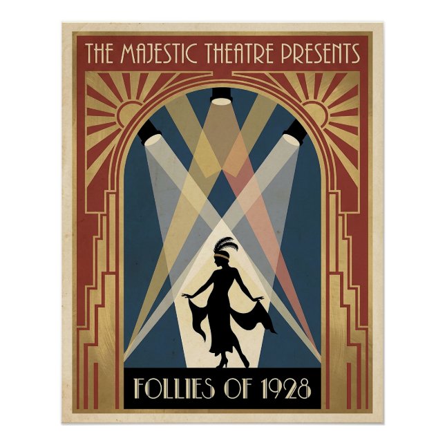 Affiche du Théâtre Follies des années 1920 (Devant)