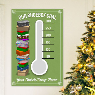 Affiche du Thermomètre Boîte à Chaussures - Vert