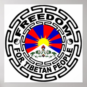affiche du tibet libre