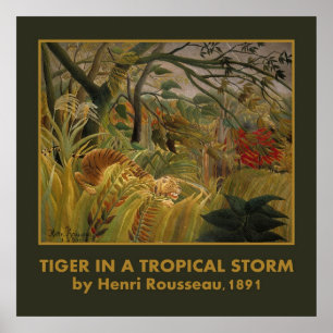 Affiche du tigre de Rousseau
