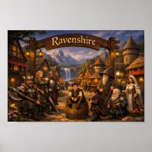 Affiche du village de Ravenshire