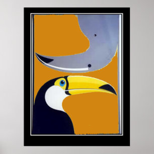 Affiche du Vintage voyage africain