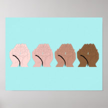 Dua Mains avec Tasbih - Mains de prière islamique