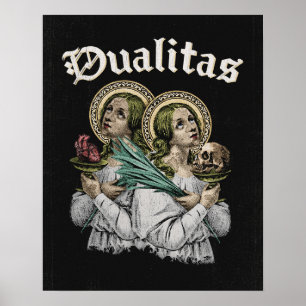 Affiche Dualitas - Design gothique