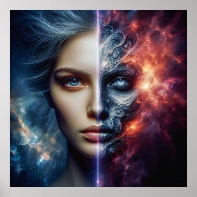 Affiche Dualité à l'intérieur (Devant)