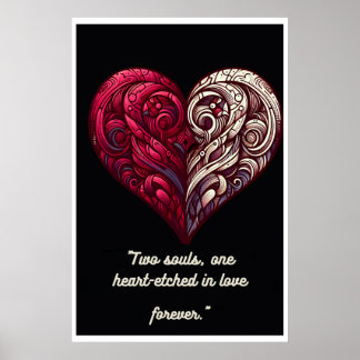 Affiche "Dualité d'amour : Connexion éternelle"