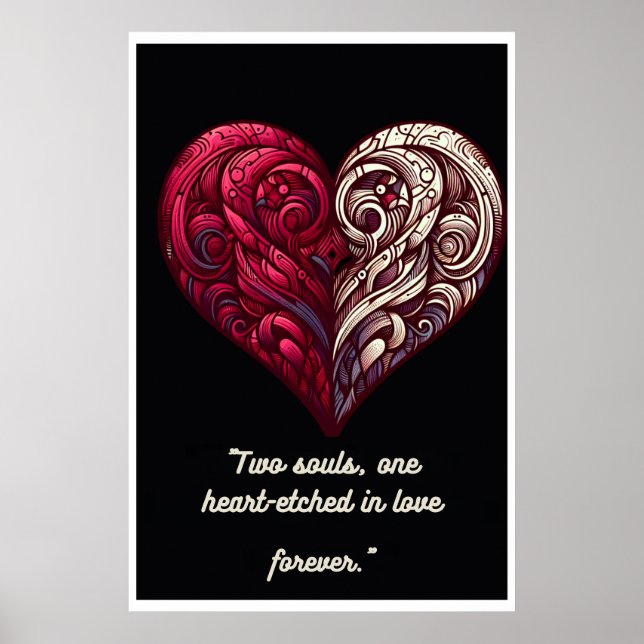 Affiche "Dualité d'amour : Connexion éternelle" (Devant)