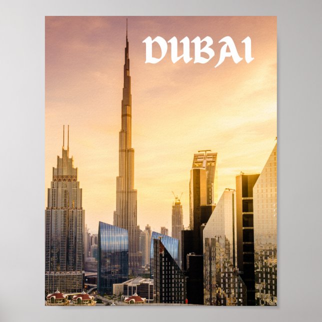 Affiche Dubaï  (Devant)