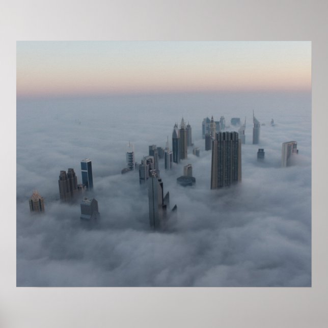 Affiche Dubaï au-dessus des nuages (Devant)