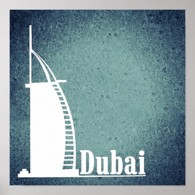 Affiche Dubai Burj Al Arab  Building  (Devant)