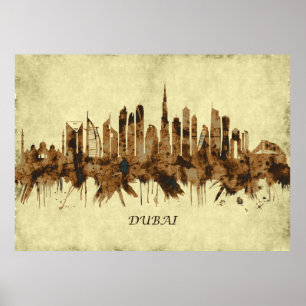 Affiche Dubai United Arab Emirates Cityscape