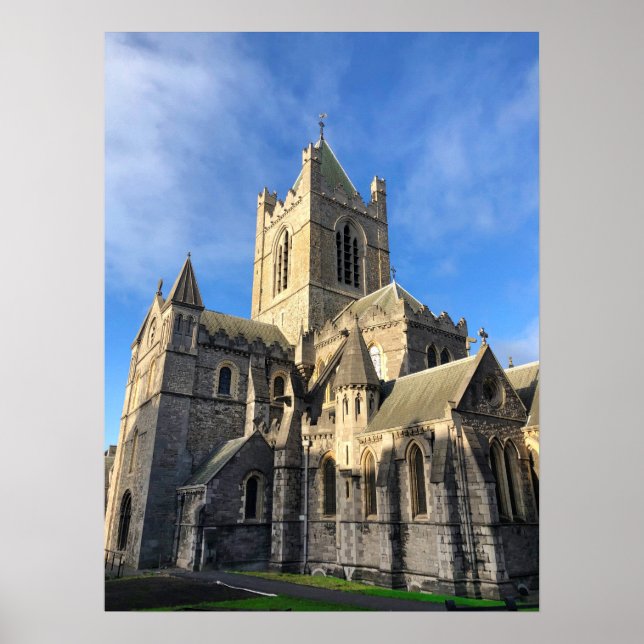 Affiche Dublin Irlande Christ Church Cathedral point de re (Devant)