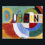 Affiche Dubonnet | Sonia Delaunay |<br><div class="desc">Dubonnet est un tableau de 1914 de Sonia Delaunay.</div>