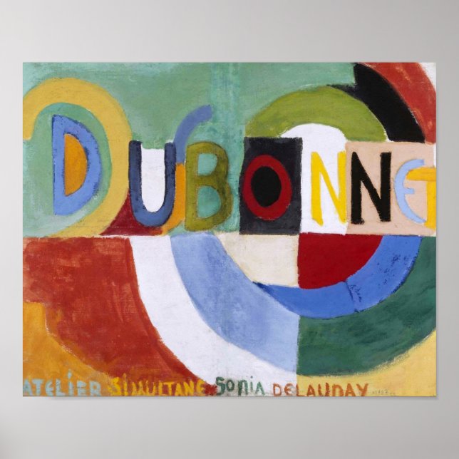 Affiche Dubonnet | Sonia Delaunay | (Devant)
