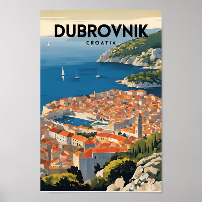 Affiche Dubrovnik (Devant)