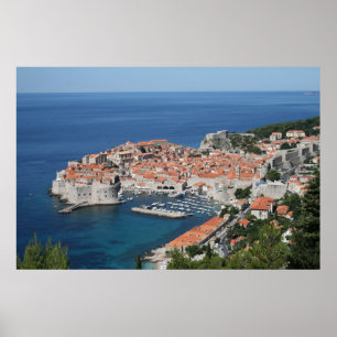 Affiche Dubrovnik Hrvatska