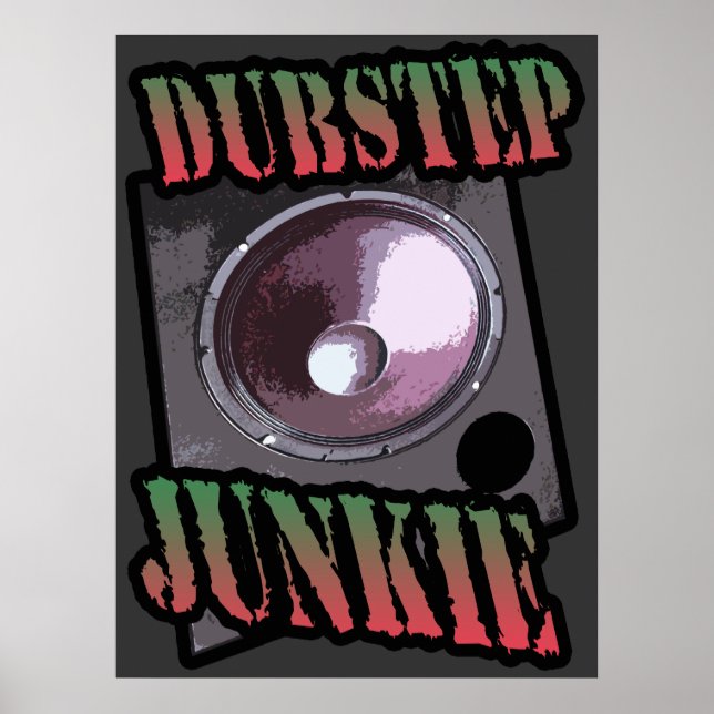 Affiche Dubstep junkie (Devant)