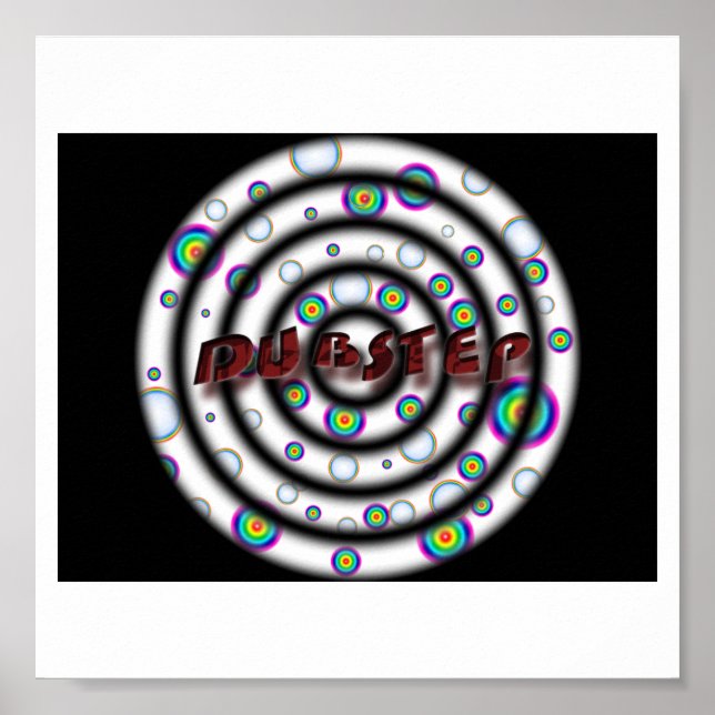 Affiche DUBSTEP psychédélique (Devant)
