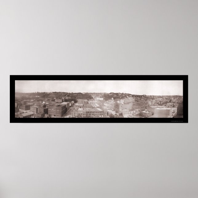 Affiche Dubuque, IA Photo 1907 (Devant)