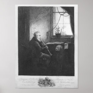 Affiche Duc Esterhazy Jouer le Clarinet, 1809