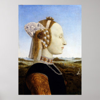 Affiche Duchesse d'Urbino - Piero della Francesca - c1470