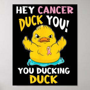 Affiche Duckie - Guerrier du cancer du sein
