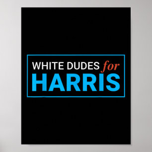Affiche Dudes For Harris Harris Waltz 2024 Election Kamala